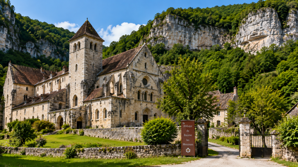 L'abbaye de Baume-les-Messieurs, un joyau caché au cœur du Jura