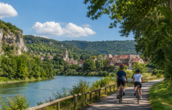 itinéraires vélo autour de Besançon