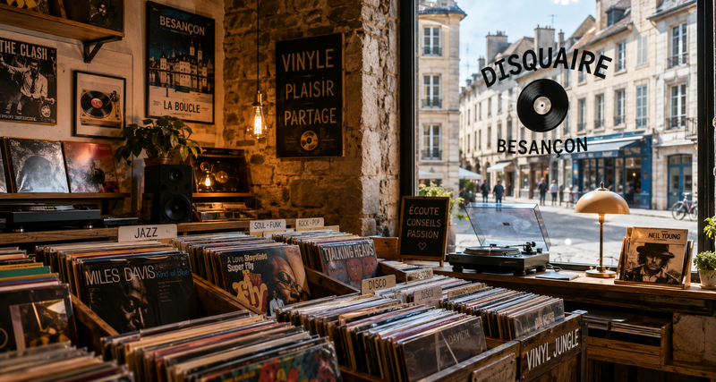 La renaissance du vinyle à Besançon disquaires, brocantes et bons plans