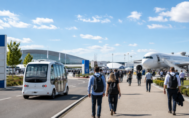 Salon du Bourget 2027 Parkings, navettes, RER