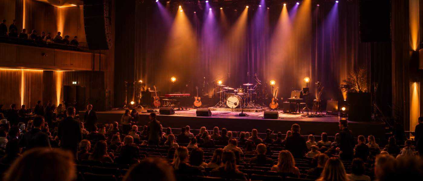 concert avec première partie